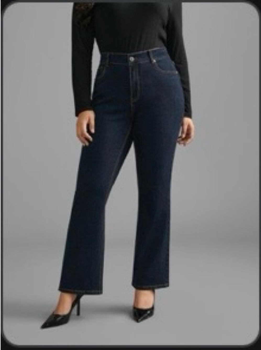 Mid-Rise Stretchy Bootcut Jeans
